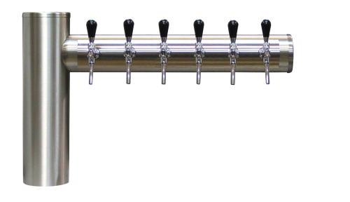 Edelstahl Schanksäule 5 bis 8 leitig - 830 mm breit-tRJMF1M-Edelstahl Schanksäule 5 bis 8 leitig - 830 mm breit-getraenkezapfanlagen.net