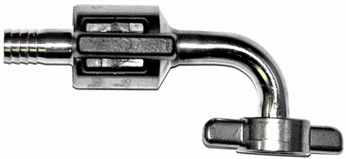 Micro Matic Bierabstellhahn gebogen aus Chromnickelstahl-awB10M-Micro Matic Micro Matic Bierabstellhahn gebogen aus Chromnickelstahl-awB10M--Micro Matic