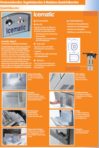 E90 Eiswürfelbereiter mit Vorratsbehälter-E90M--icematic