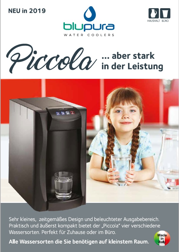 Sprudel und Tafelwasser Zapfanlage Blupura Piccola 15 Fizz black-900889-Blupura, Blupura Piccola 15 Fizz, Piccola 15 Fiz-Blupura