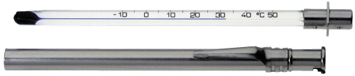 Getränkethermometer Metallschutzgehäuse mit Clip-gPF3-Getränkethermometer-getraenkezapfanlagen.net