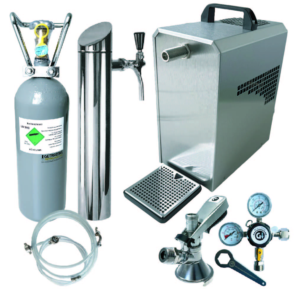 Set de dozatoare de bere sub masă cpl. incl. coloană de dozare Capacitate de dozare de 35 litri Set de dozatoare de bere sub masă cpl. incl. coloană de dozare Capacitate de dozare de 35 litri