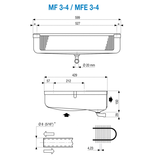 FRIGA BOHN Verdampfer MF / MFE Kühlraum Verdampfer-iMFM-Friga bohn verdampfer mf 2, Friga bohn verdampfer mf 4, Friga bohn verdampfer mfe 2, Friga bohn verdampfer mfe 4-Friga-Bohn