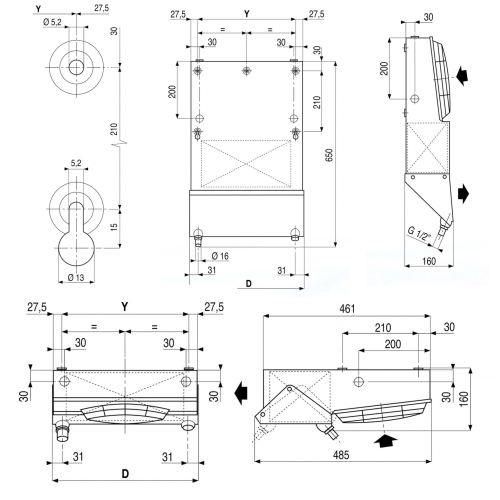 FRIGA BOHN Verdampfer XR-hXRM-FRIGA BOHN Verdampfer, Friga Bohn XR 60, Friga Bohn XR 80, Friga Bohn XR 90, Friga Bohn XR 100, Friga Bohn XR 122-Friga-Bohn