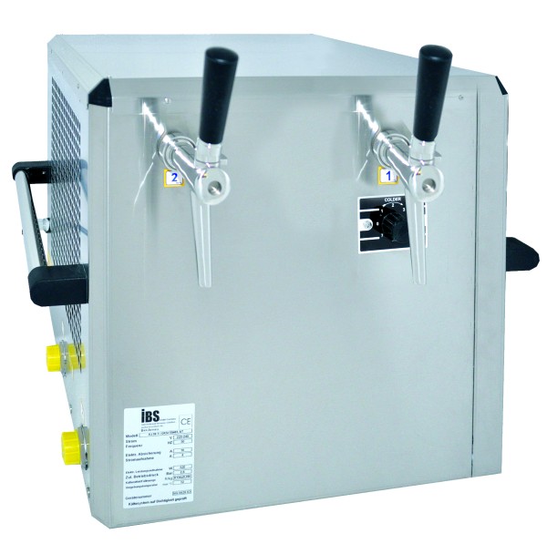 Răcitor de bere Sistem de robinetărie cu 2 linii, capacitate de 80 litri/h