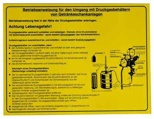 "Instrucțiuni de utilizare" pentru sistemele de distribuire a băuturilor